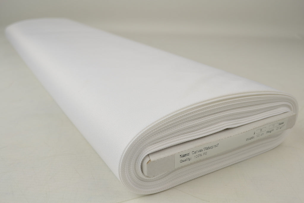 Waterafstotende canvas stof - Wit
