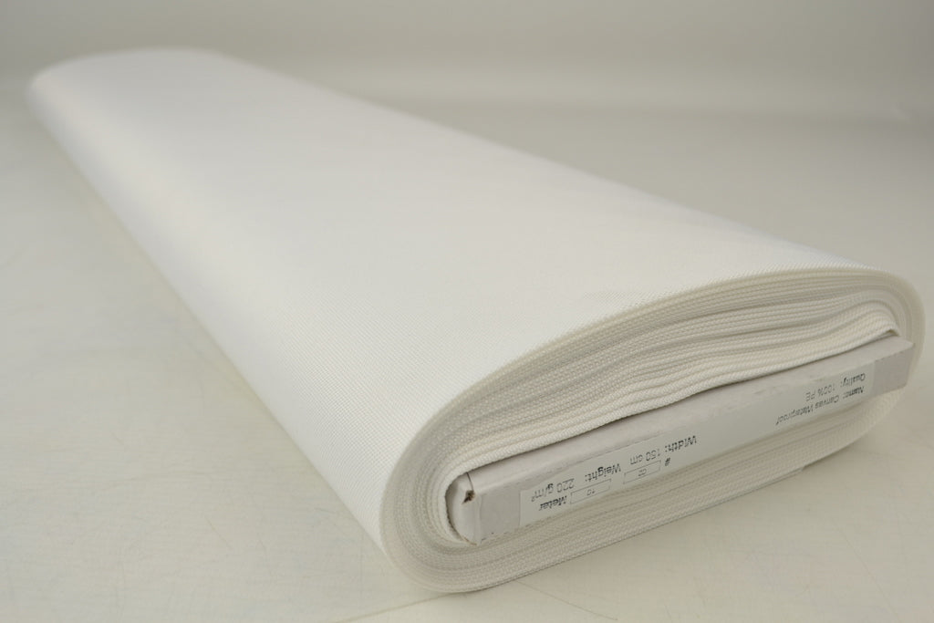 Waterafstotende canvas stof - Gebroken wit