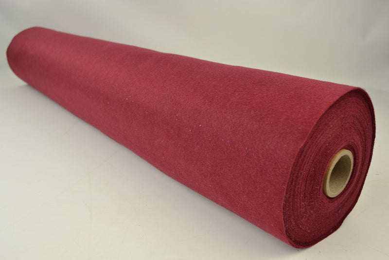 Vilt 1mm - Bordeaux rood