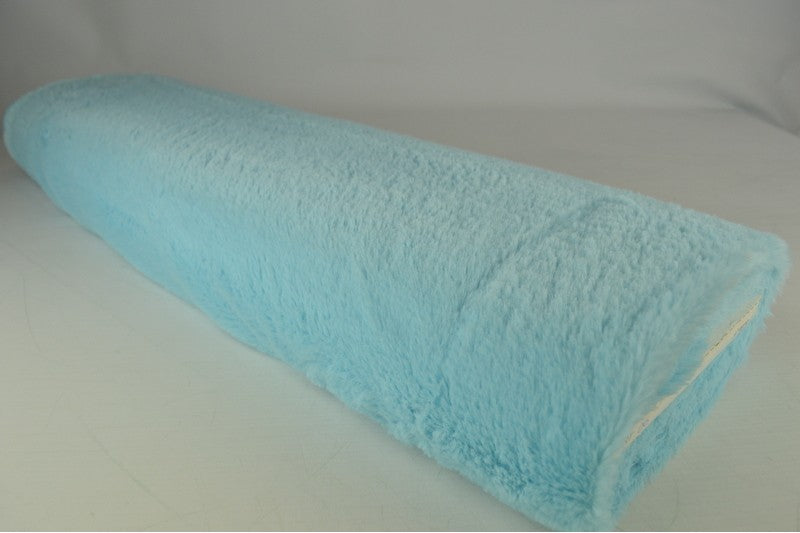 Kortharig bont - Aqua blauw