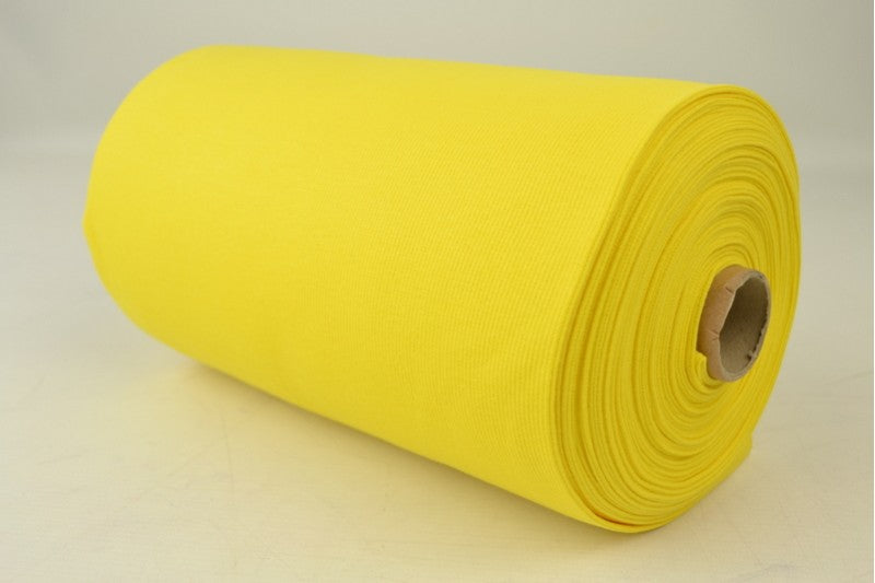 Rib boordstof - Geel