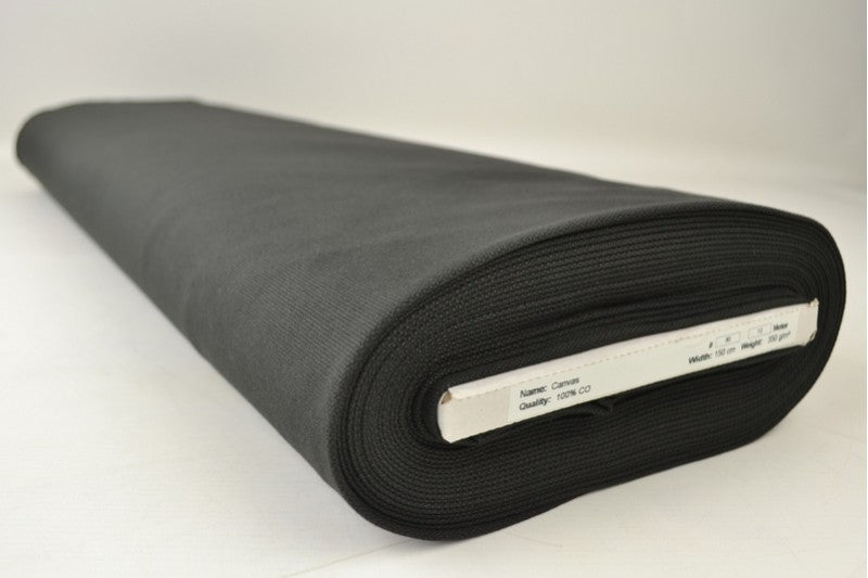 Canvas stof - Antraciet