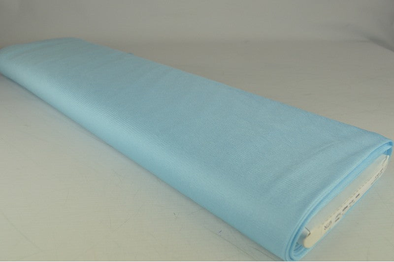 Charmeuse stretch voering - Aqua blauw
