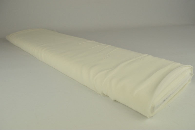 Chiffon stof - Gebroken wit