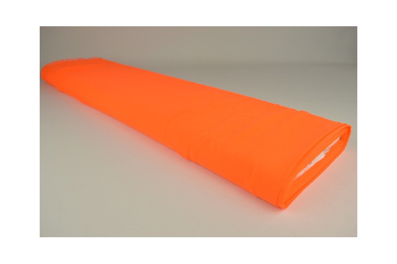 Chiffon stof - Donker oranje