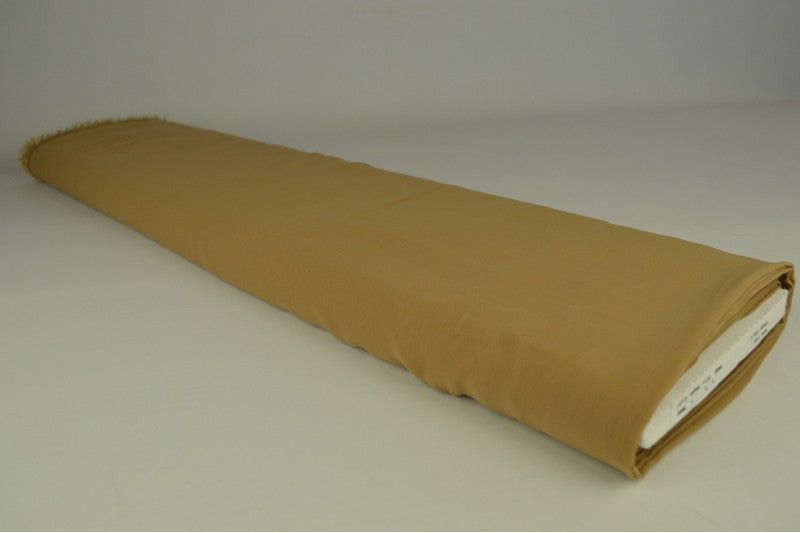 Chiffon stof - Donker beige