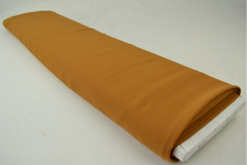 Chiffon stof - Donker okergeel