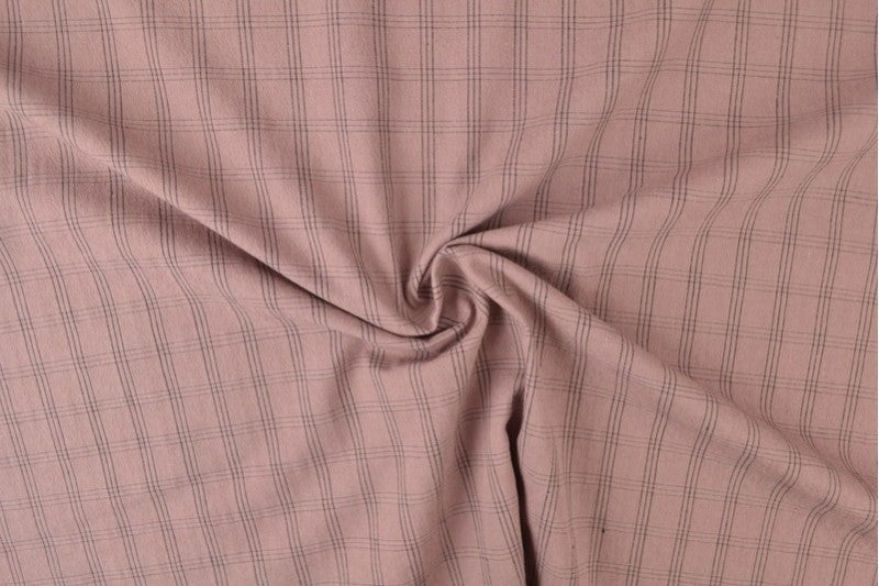 Katoen jacquard specials oud roze