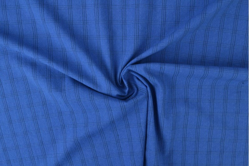 Katoen jacquard specials blauw