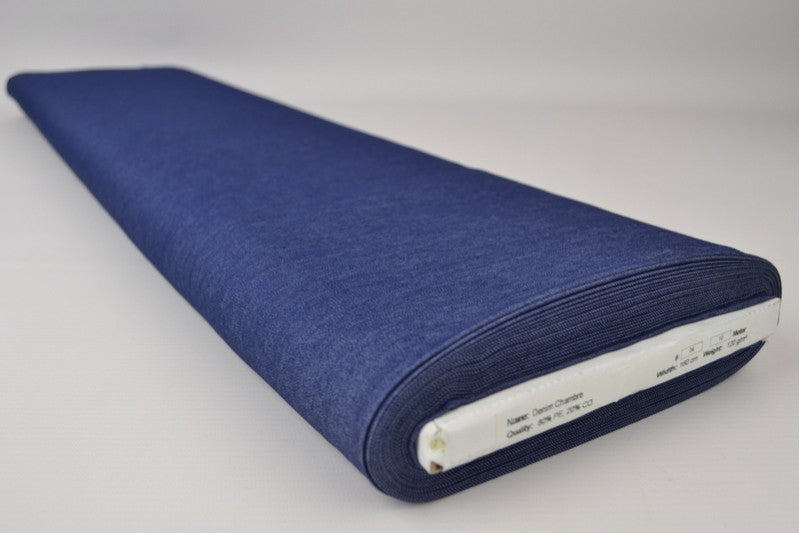 Denim Chambray gewaschen