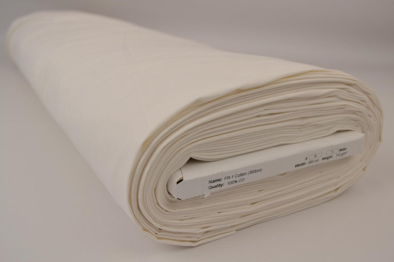 Schwer entflammbarer Baumwollstoff 300cm breit