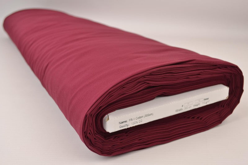 Schwer entflammbarer Baumwollstoff 300cm breit