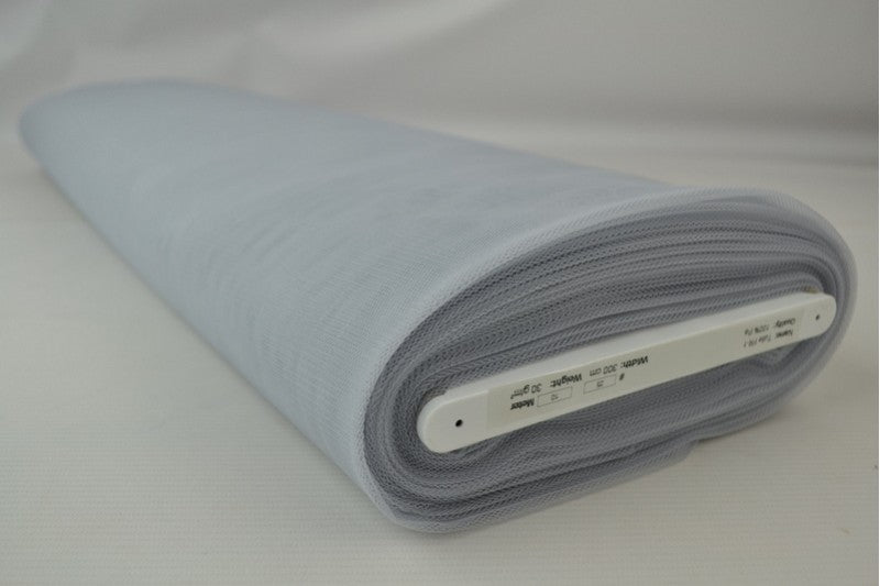 Brandvertragende tule 300cm breed - Zilvergrijs