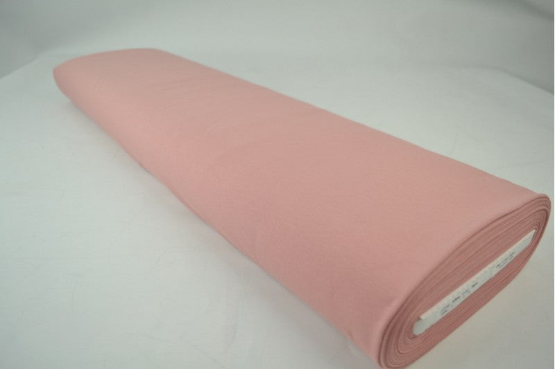 French terry stof - Oud roze