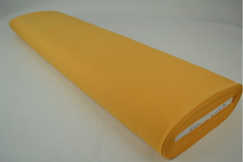 French terry stof - Okergeel