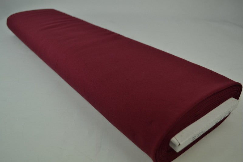 French terry stof - Bordeaux rood
