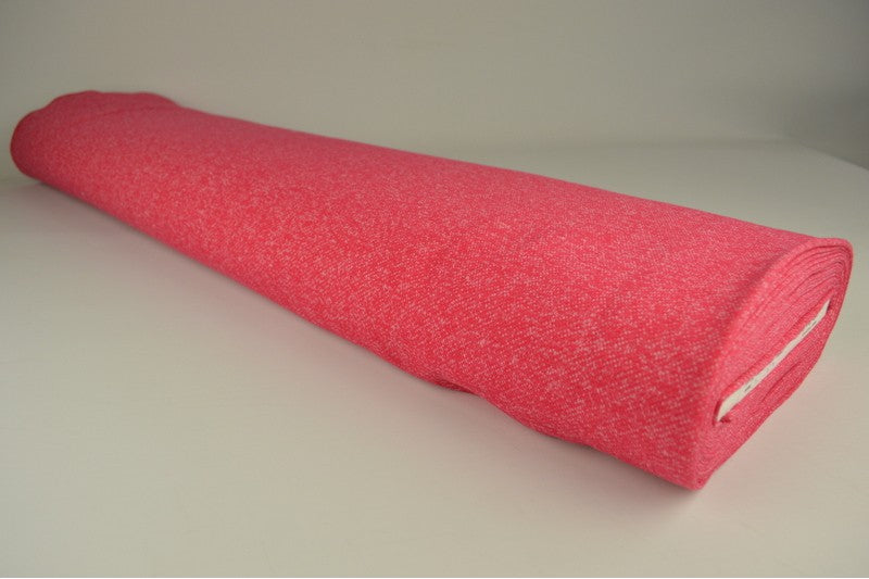 French terry melange viscose - Roze