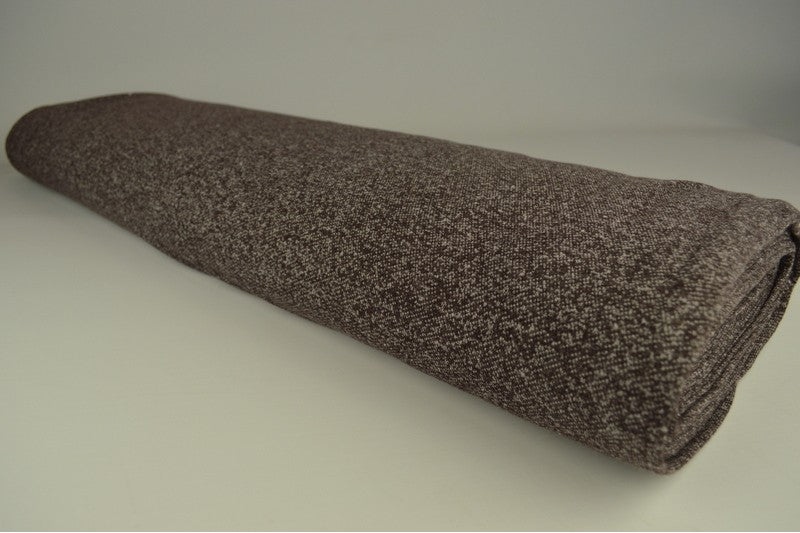 French terry melange viscose - Bruin