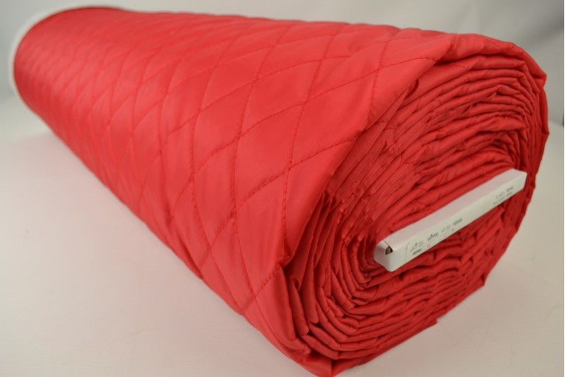 Gewatteerde voering - Rood