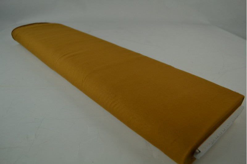 Katoen tricot - Donker okergeel