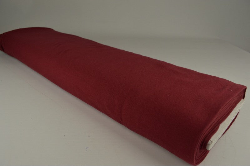 Katoen tricot - Bordeaux rood