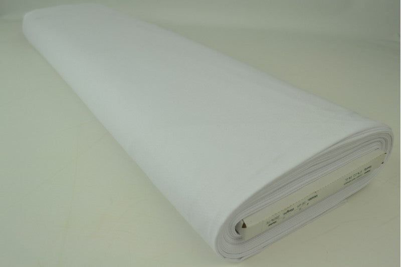 Keperkatoen stretch stof – Wit