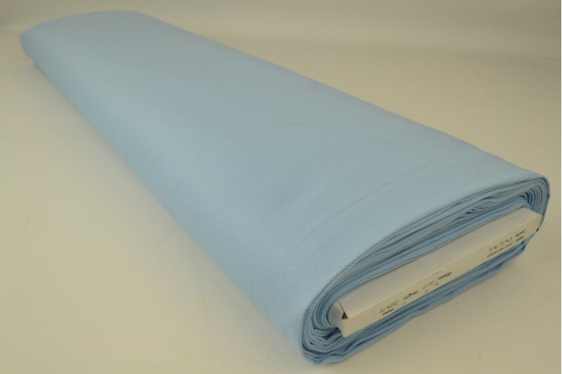 Keperkatoen stretch stof – Baby blauw