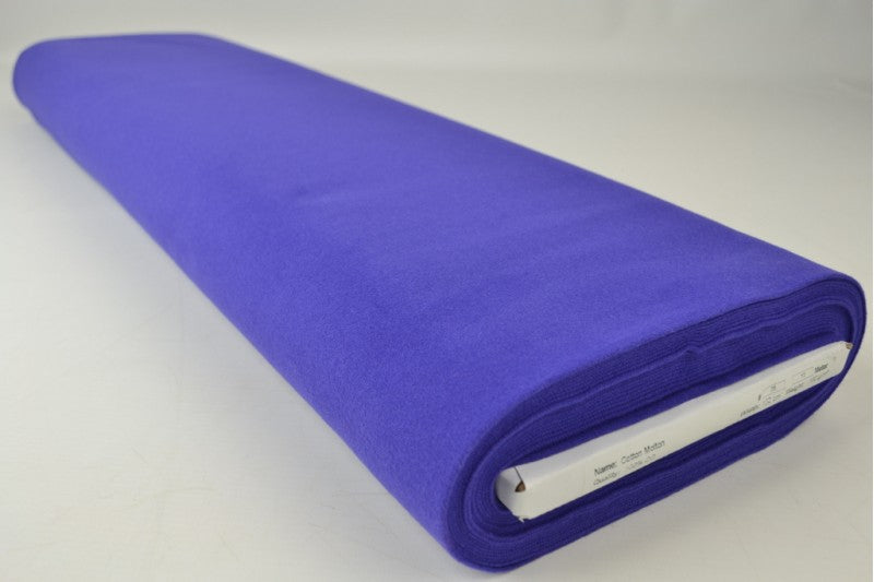 Molton stof - Donkerblauw