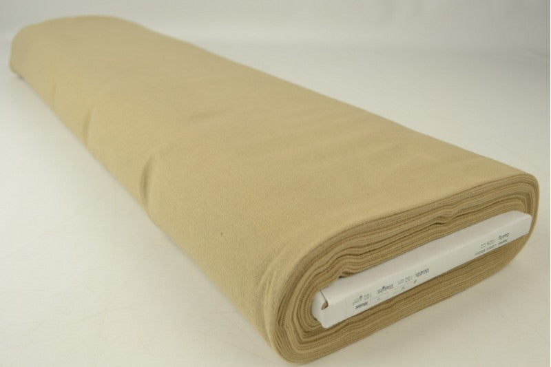 Molton stof - Donker beige