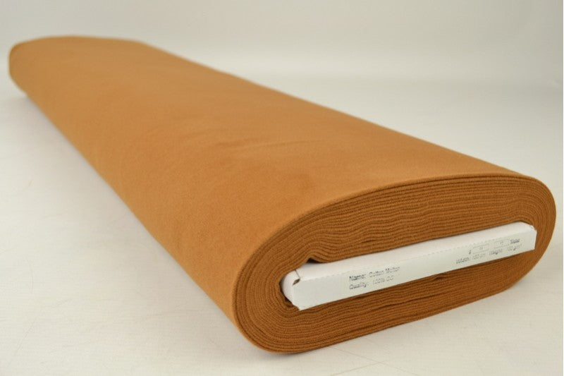 Molton stof - Donker okergeel