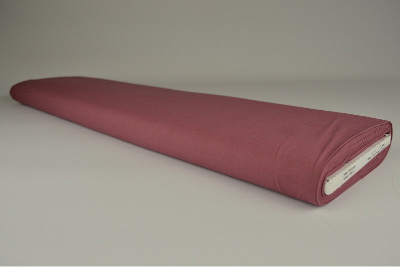Poplin katoen - Donker oud roze