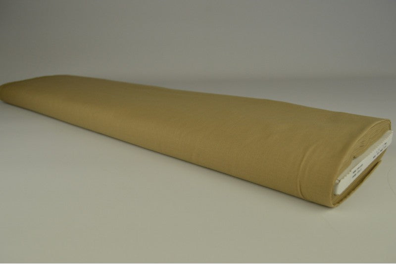 Poplin katoen - Donker beige