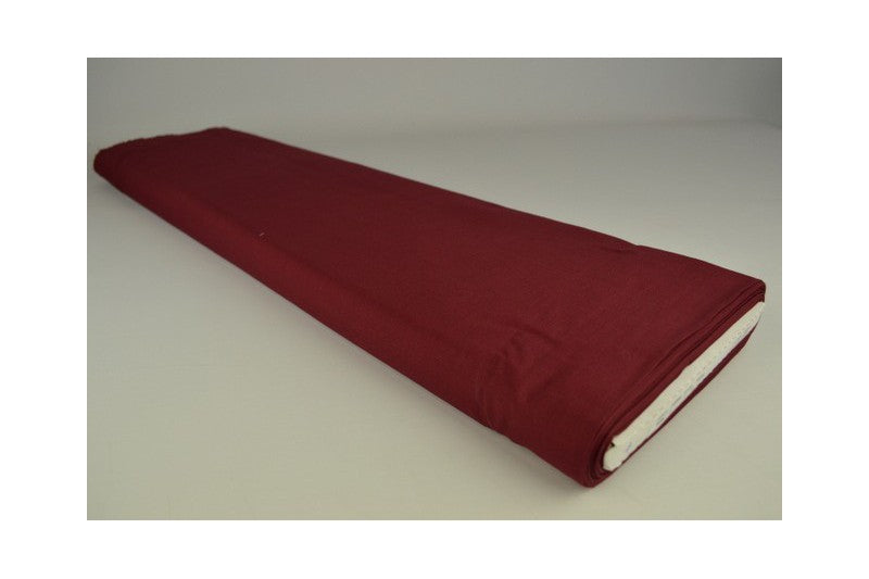 Poplin katoen - Bordeaux rood