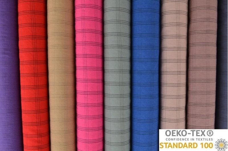 Katoen jacquard specials ruiten