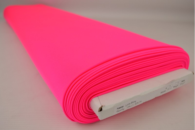 Glans lycra - Neon roze