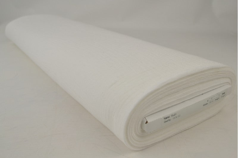 Mousseline stof - Gebroken wit