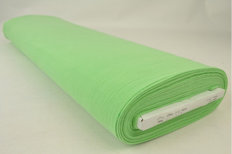 Mousseline stof - Mintgroen
