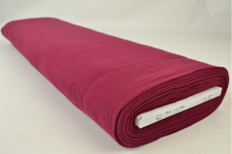 Mousseline stof - Bordeaux rood