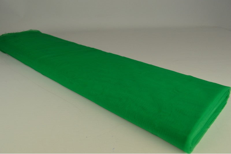 Organza stof - Groen