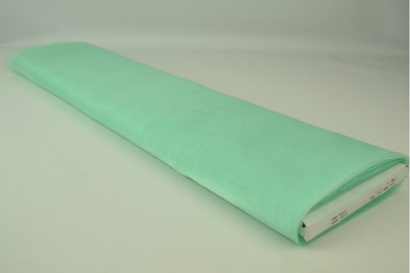 Organza stof - Mintgroen