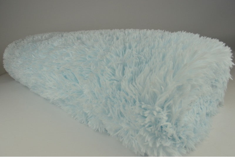 Langharig bont - Baby blauw