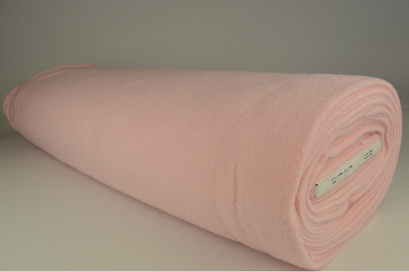 Fleece stof - Baby roze
