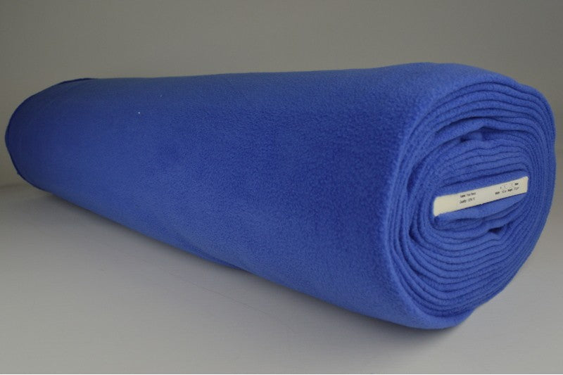 Fleece stof - Blauw