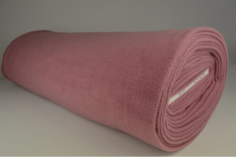 Fleece stof - Donker oud roze