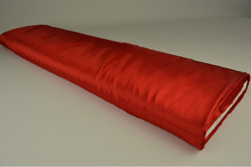 Satijn stof - Rood
