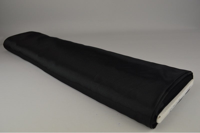 Satijn stof - Zwart