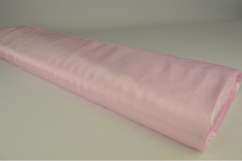 Satijn stof - Baby roze