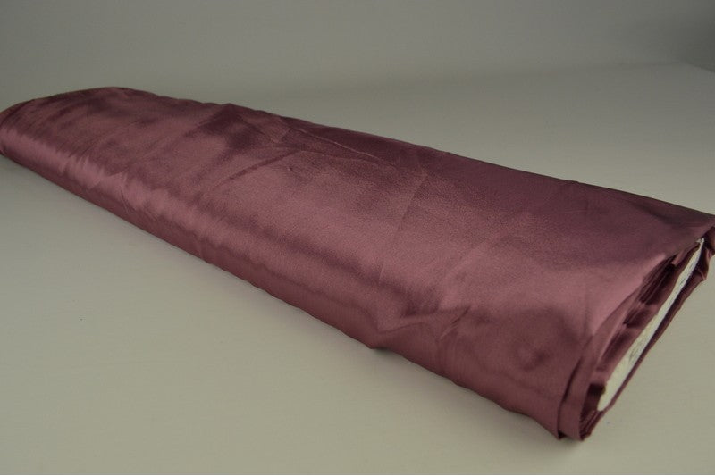 Satijn stof - Donker oud roze