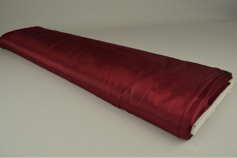 Satijn stof - Bordeaux rood