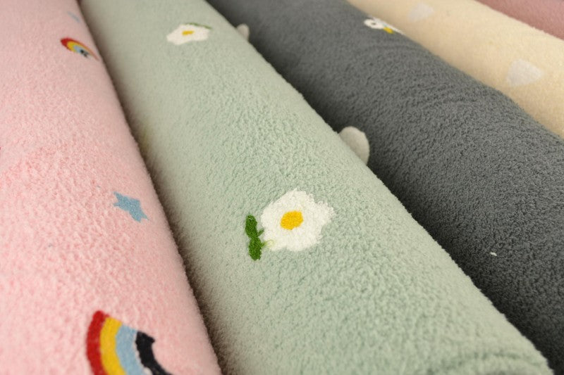 Teddyfrottee bestickt